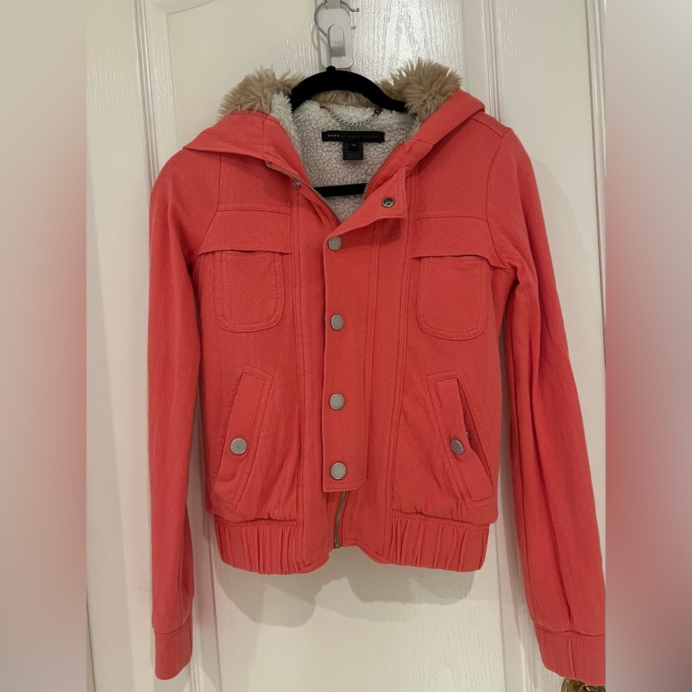 Marc by Marc Jacob’s Faux Fur Hoodie Size XS